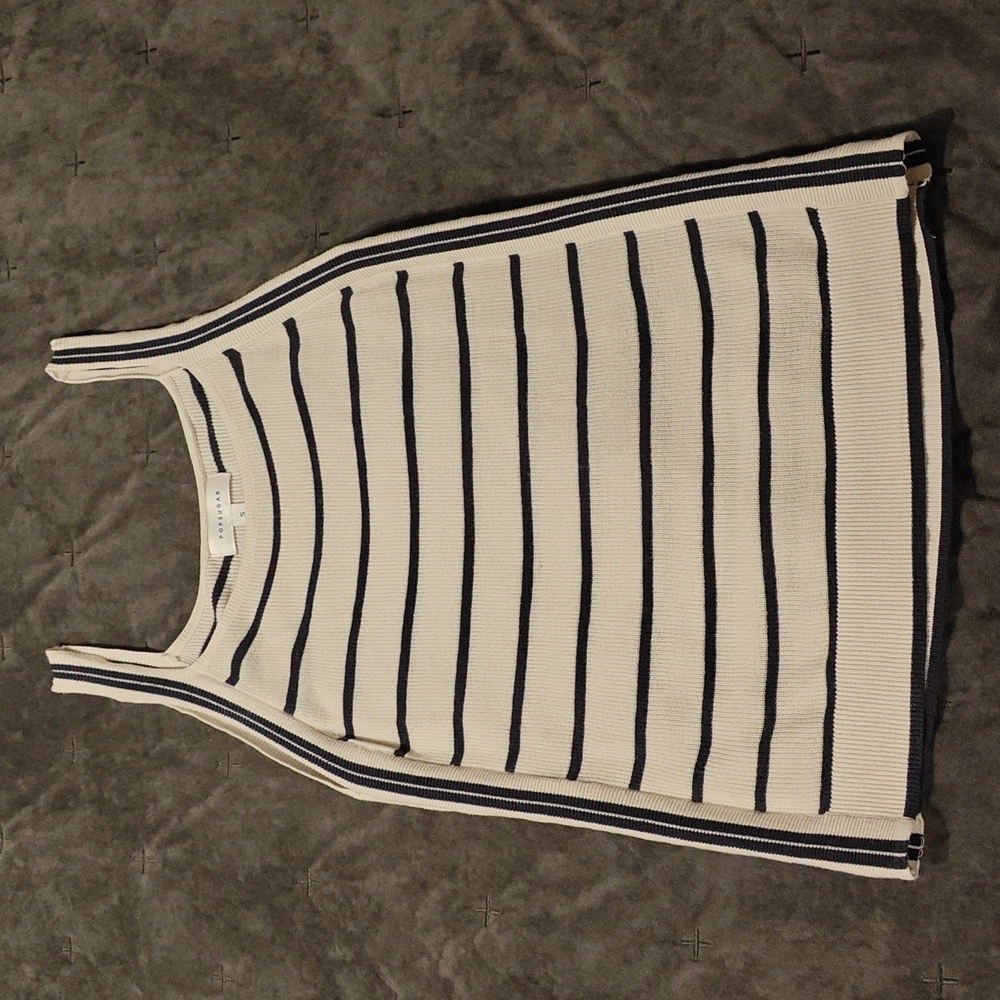 Popsugar sleeveless sweater tank
